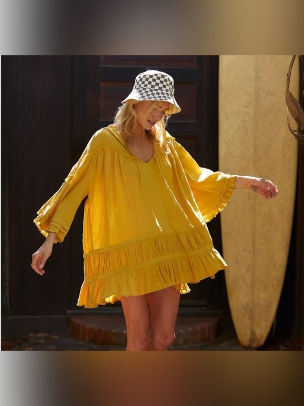 Free People Soak Up The Sun Hoodie Dress